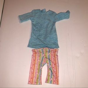 American Girl Doll Dog PJs